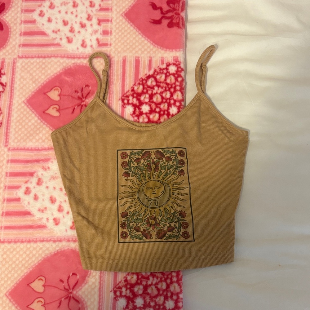 SHEIN sun graphic tank top